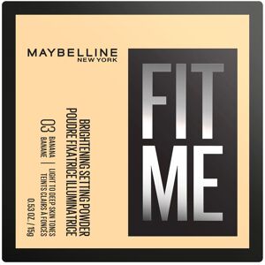 MAYBELLINE Fit Me Loose Brightening Setting Powder No.03 Banana 15g MAYBELLINE Fit Me Loose Brightening Setting Powder No.03 Banana 15g