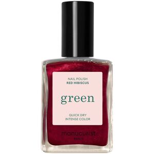 Manucurist Vihreä Luonnollinen Kynsilakka Punainen Hibiscus 15ml Manucurist Vihreä Luonnollinen Kynsilakka Punainen Hibiscus 15ml