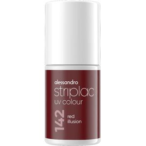 ALESSANDRO Striplac UV Colour Nail Polish No.142 Red Illusion 6.5ml ALESSANDRO Striplac UV Colour Nail Polish No.142 Red Illusion 6.5ml