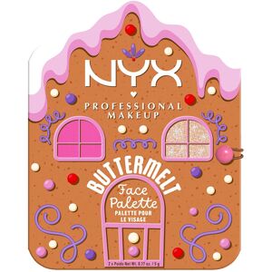 NYX Professional Makeup NYX Holiday Buttermelt Face Palette 2x5g NYX Professional Makeup NYX Holiday Buttermelt Face Palette 2x5g