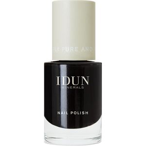 IDUN Minerals Musta kynsilakka - Onyx - Pitkäkestoinen, Vegaaninen, 11ml IDUN Minerals Musta kynsilakka - Onyx - Pitkäkestoinen, Vegaaninen, 11ml