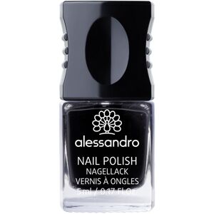 ALESSANDRO Nail Polish No.77 Midnight Black 5ml ALESSANDRO Nail Polish No.77 Midnight Black 5ml