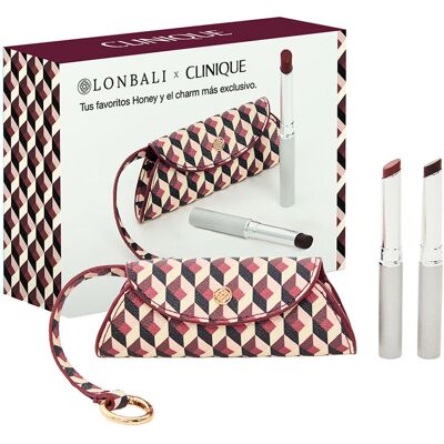 CLINIQUE Lonbali Almost Lipstick Gift Set CLINIQUE Lonbali Almost Lipstick Gift Set