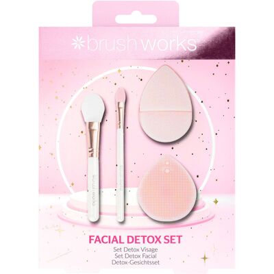 Brushworks Facial Detox Set - Vegaaninen kasvojenhoitosetti naisille Brushworks Facial Detox Set - Vegaaninen kasvojenhoitosetti naisille
