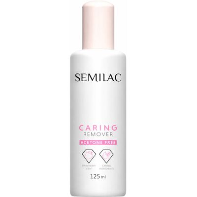 SEMILAC Caring Acetone-Free Nail Polish Remover 125ml SEMILAC Caring Acetone-Free Nail Polish Remover 125ml