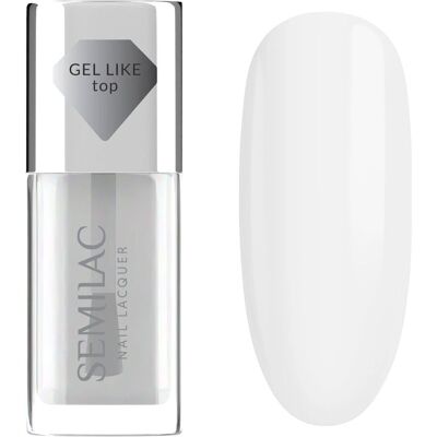 SEMILAC Nail Lacquer Top Gel Like 9ml SEMILAC Nail Lacquer Top Gel Like 9ml