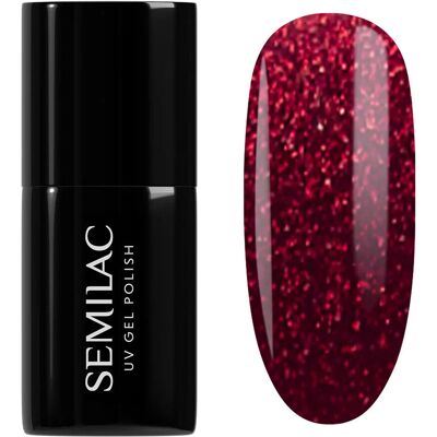 SEMILAC UV Gel Nail Polish No.955 Holly Berry Red 7ml SEMILAC UV Gel Nail Polish No.955 Holly Berry Red 7ml