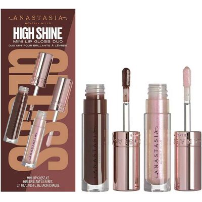 ANASTASIA BEVERLY HILLS High Shine Mini Lip Gloss Molten & Aura Gift Set ANASTASIA BEVERLY HILLS High Shine Mini Lip Gloss Molten & Aura Gift Set