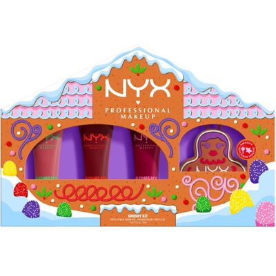 NYX Professional Makeup NYX Holiday Sneak Peak Gingerbaddie Smushy Gift Set NYX Professional Makeup NYX Holiday Sneak Peak Gingerbaddie Smushy Gift Set