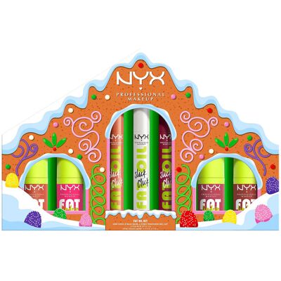 NYX Professional Makeup NYX Holiday Fat Oil Gingerbread House Gift Set NYX Professional Makeup NYX Holiday Fat Oil Gingerbread House Gift Set