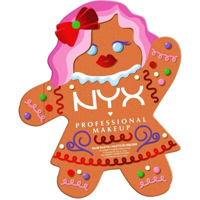 NYX Professional Makeup NYX Holiday Gingerbaddie Eyeshadow Palette 8g NYX Professional Makeup NYX Holiday Gingerbaddie Eyeshadow Palette 8g