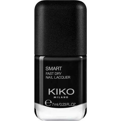 KIKO MILANO Smart Fast Dry Nail Polish No.45 Black 7ml KIKO MILANO Smart Fast Dry Nail Polish No.45 Black 7ml