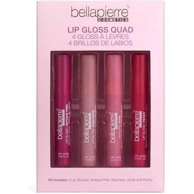 BELLAPIERRE Lip Gloss Quad Gift Set BELLAPIERRE Lip Gloss Quad Gift Set