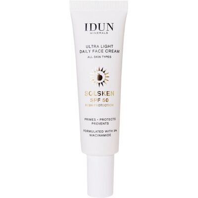 IDUN Minerals Ultra Light Daily Face Cream SPF 50 - Kasvovoide IDUN Minerals Ultra Light Daily Face Cream SPF 50 - Kasvovoide