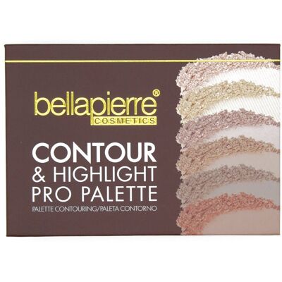 BELLAPIERRE Contour & Highlight Pro Palette 28.8g BELLAPIERRE Contour & Highlight Pro Palette 28.8g