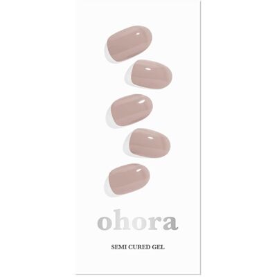 OHORA Semi Cured Gel Nail Strips N Cream Beige 30pcs OHORA Semi Cured Gel Nail Strips N Cream Beige 30pcs
