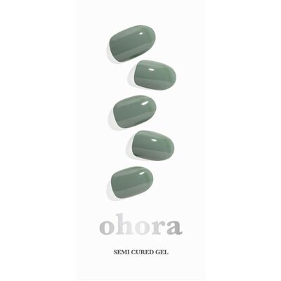 OHORA Semi Cured Gel Nail Strips N Cream Leaf 30pcs OHORA Semi Cured Gel Nail Strips N Cream Leaf 30pcs