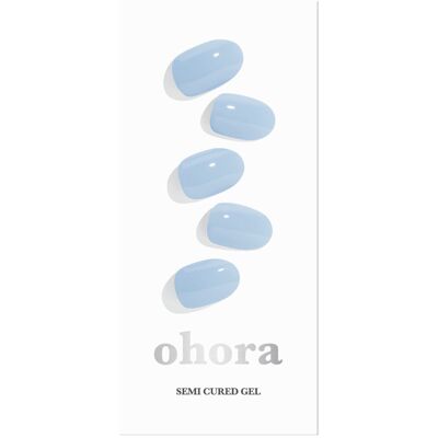 OHORA Semi Cured Gel Nail Strips N Cream Sky 30pcs OHORA Semi Cured Gel Nail Strips N Cream Sky 30pcs