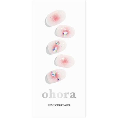 OHORA Semi Cured Gel Nail Strips N Freckles 30pcs OHORA Semi Cured Gel Nail Strips N Freckles 30pcs