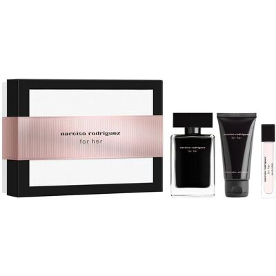 NARCISO RODRIGUEZ For Her 100ml Eau De Toilette Gift Set NARCISO RODRIGUEZ For Her 100ml Eau De Toilette Gift Set