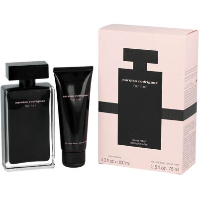 Narciso Rodriguez hänelle Setti (EdT 100ml + BL 75ml) Narciso Rodriguez hänelle Setti (EdT 100ml + BL 75ml)
