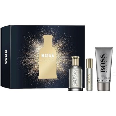 Hugo Boss Bottled Eau Parfum - Eau de Parfum, Suihkugeeli, Matkasprei - Tuoksusetti Hugo Boss Bottled Eau Parfum - Eau de Parfum, Suihkugeeli, Matkasprei - Tuoksusetti