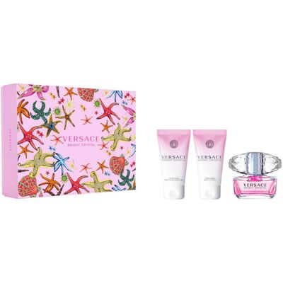 Versace Bright Crystal - 3-osainen tuoksusetti Versace Bright Crystal - 3-osainen tuoksusetti