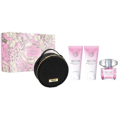 VERSACE Bright Crystal 90ml Eau De Toilette Gift Set VERSACE Bright Crystal 90ml Eau De Toilette Gift Set