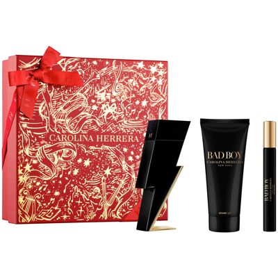 CAROLINA HERRERA Bad Boy 50ml Eau De Toilette Gift Set CAROLINA HERRERA Bad Boy 50ml Eau De Toilette Gift Set