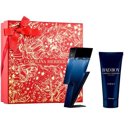 CAROLINA HERRERA Bad Boy Cobalt Electrique 100ml Eau De Parfum Gift Set CAROLINA HERRERA Bad Boy Cobalt Electrique 100ml Eau De Parfum Gift Set