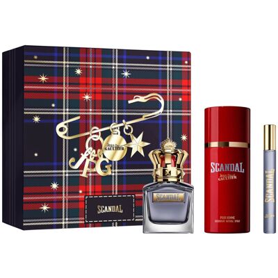 Jean Paul Gaultier Scandal Pour Homme 50ml Eau De Toilette Gift Set Jean Paul Gaultier Scandal Pour Homme 50ml Eau De Toilette Gift Set