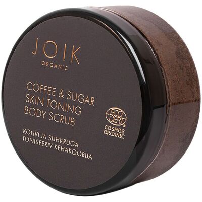 JOIK ORGANIC Coffee & Sugar Skin Toning Body Scrub 180g JOIK ORGANIC Coffee & Sugar Skin Toning Body Scrub 180g