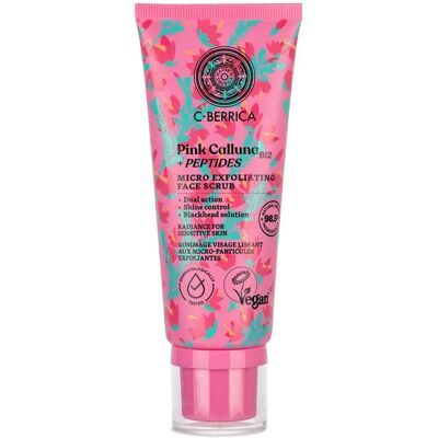 NATURA SIBERICA C-Berrica Pink Calluna Micro Exfoliating Face Scrub 100ml NATURA SIBERICA C-Berrica Pink Calluna Micro Exfoliating Face Scrub 100ml
