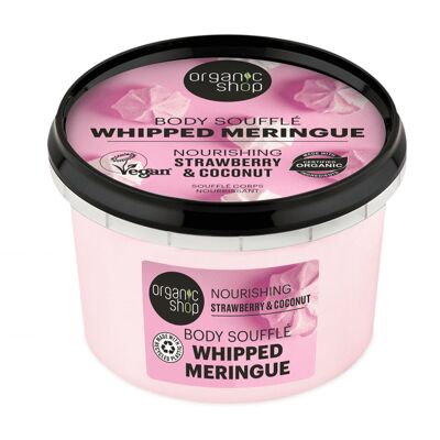 ORGANIC SHOP Strawberry & Coconut Whipped Meringue Body Souffle 250ml ORGANIC SHOP Strawberry & Coconut Whipped Meringue Body Souffle 250ml