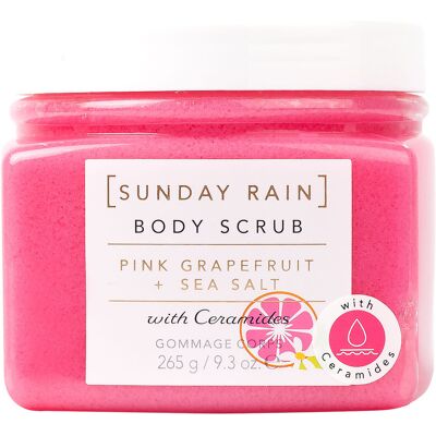 SUNDAY RAIN Pink Grapefruit & Sea Salt Body Scrub 265g SUNDAY RAIN Pink Grapefruit & Sea Salt Body Scrub 265g