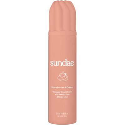 SUNDAE BODY Strawberries & Cream Whipped Shower Foam 265ml SUNDAE BODY Strawberries & Cream Whipped Shower Foam 265ml