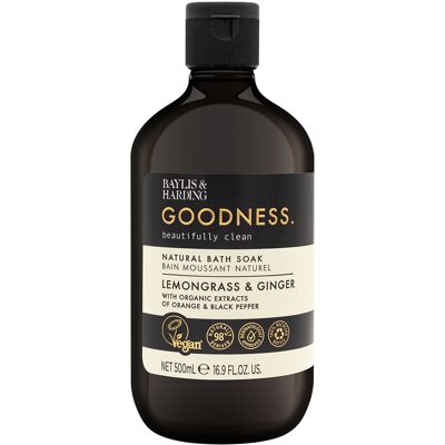BAYLIS & HARDING Goodness Lemongrass & Ginger Bath Soak 500ml BAYLIS & HARDING Goodness Lemongrass & Ginger Bath Soak 500ml