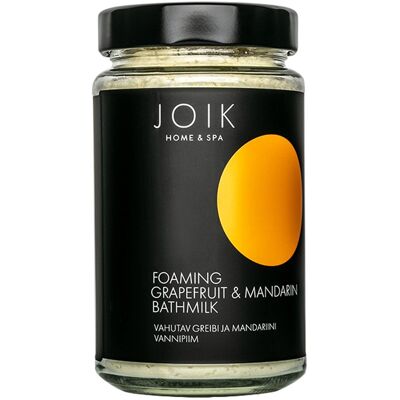JOIK HOME & SPA Foaming Grapefruit & Mandarin Bath Milk 360g JOIK HOME & SPA Foaming Grapefruit & Mandarin Bath Milk 360g