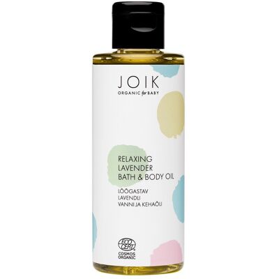 JOIK ORGANIC Relaxing Lavender Bath & Body Oil For Baby 100ml JOIK ORGANIC Relaxing Lavender Bath & Body Oil For Baby 100ml