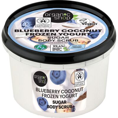 ORGANIC SHOP Blueberry Coconut Frozen Yogurt Body Scrub 250ml ORGANIC SHOP Blueberry Coconut Frozen Yogurt Body Scrub 250ml
