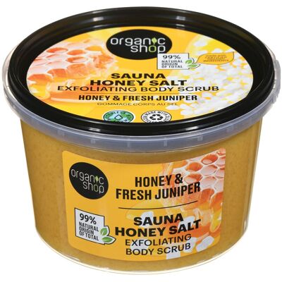 ORGANIC SHOP Honey & Fresh Juniper Body Scrub 250ml ORGANIC SHOP Honey & Fresh Juniper Body Scrub 250ml