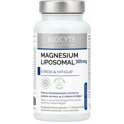 Biocyte Magnesium Liposomal - Vähentää Väsymystä & Parantaa Mentaalista Suorituskykyä Biocyte Magnesium Liposomal - Vähentää Väsymystä & Parantaa Mentaalista Suorituskykyä