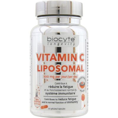 Biocyte Vitamin C Liposomal - Immuniteettia tukeva - 30 kapselia Biocyte Vitamin C Liposomal - Immuniteettia tukeva - 30 kapselia