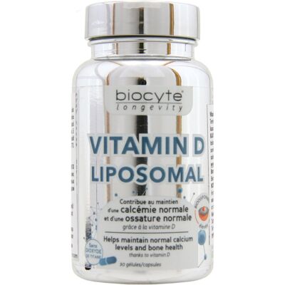 Biocyte Liposomaalinen D-vitamiini - 30 kapselia Biocyte Liposomaalinen D-vitamiini - 30 kapselia