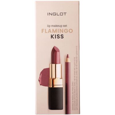 Inglot Dusty Pink Huulimeikkisetti - Huulipuna & Huultenrajauskynä Inglot Dusty Pink Huulimeikkisetti - Huulipuna & Huultenrajauskynä