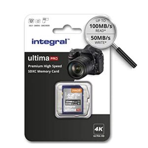 Integral uPro 256GB SDXC class10 UHS-I U3 V30 (R100 W45 MB/s)