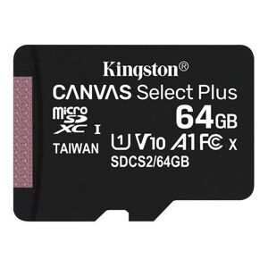 Kingston Canvas Select Plus 64GB microSDXC muistikortti