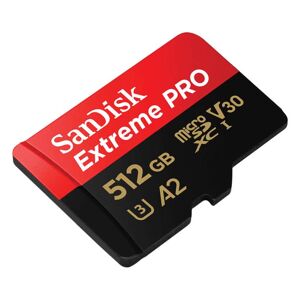 SanDisk Extreme Pro microSDXC 512GB UHS-I U3 A2 V30 (R200 W140 MB/s)