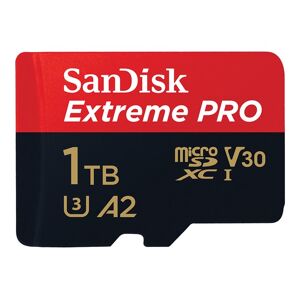 SanDisk Extreme Pro microSDXC 1TB UHS-I U3 A2 V30 (R200 W140 MB/s)