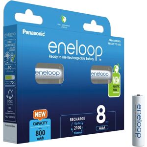 Panasonic Eneloop AAA-akku 800mAh 8kpl